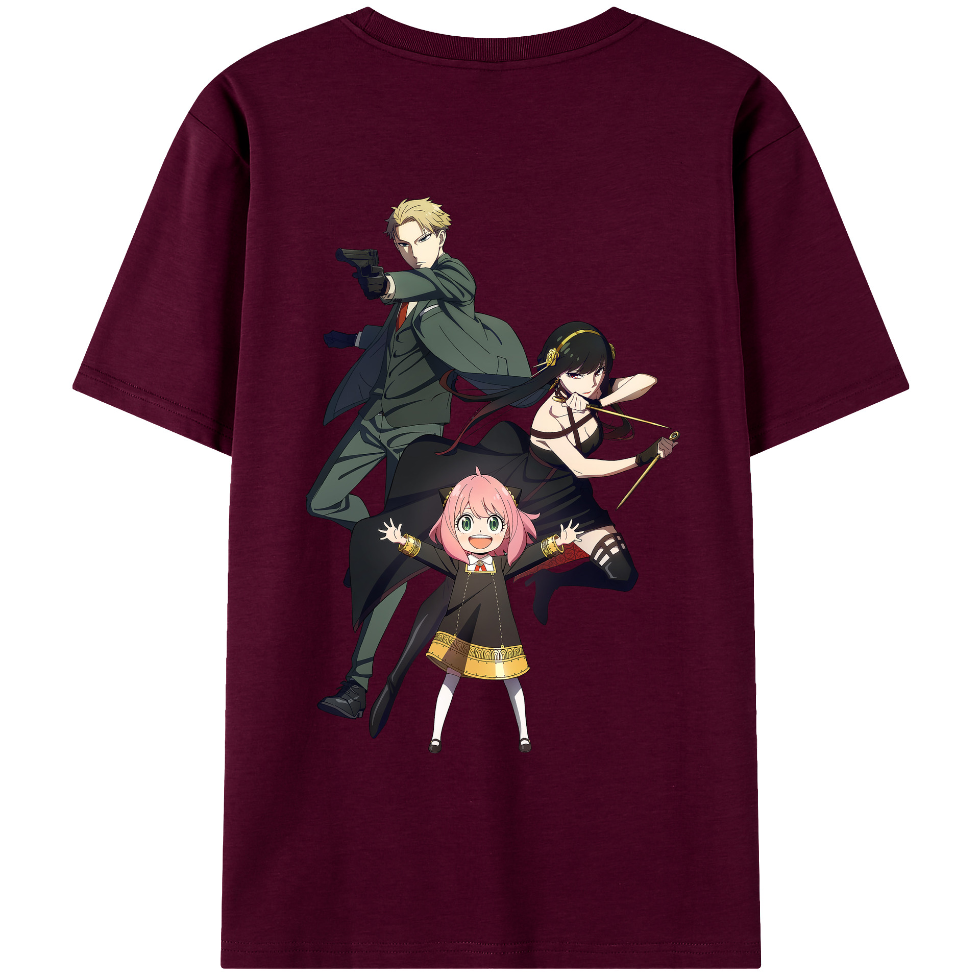 （画像用） SPY×FAMILY间谍家家酒 レディース半袖Tシャツ(バックプリント)